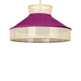 Beliani Lampe suspension en Rotin Moderne BATALI  