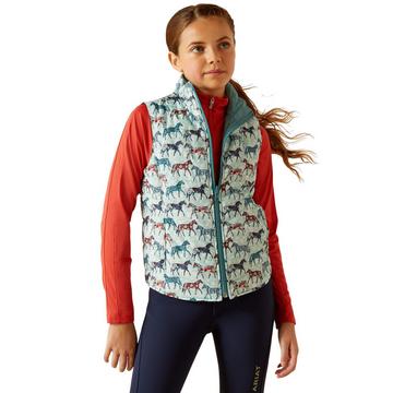 gilet imbottito da bambina bella