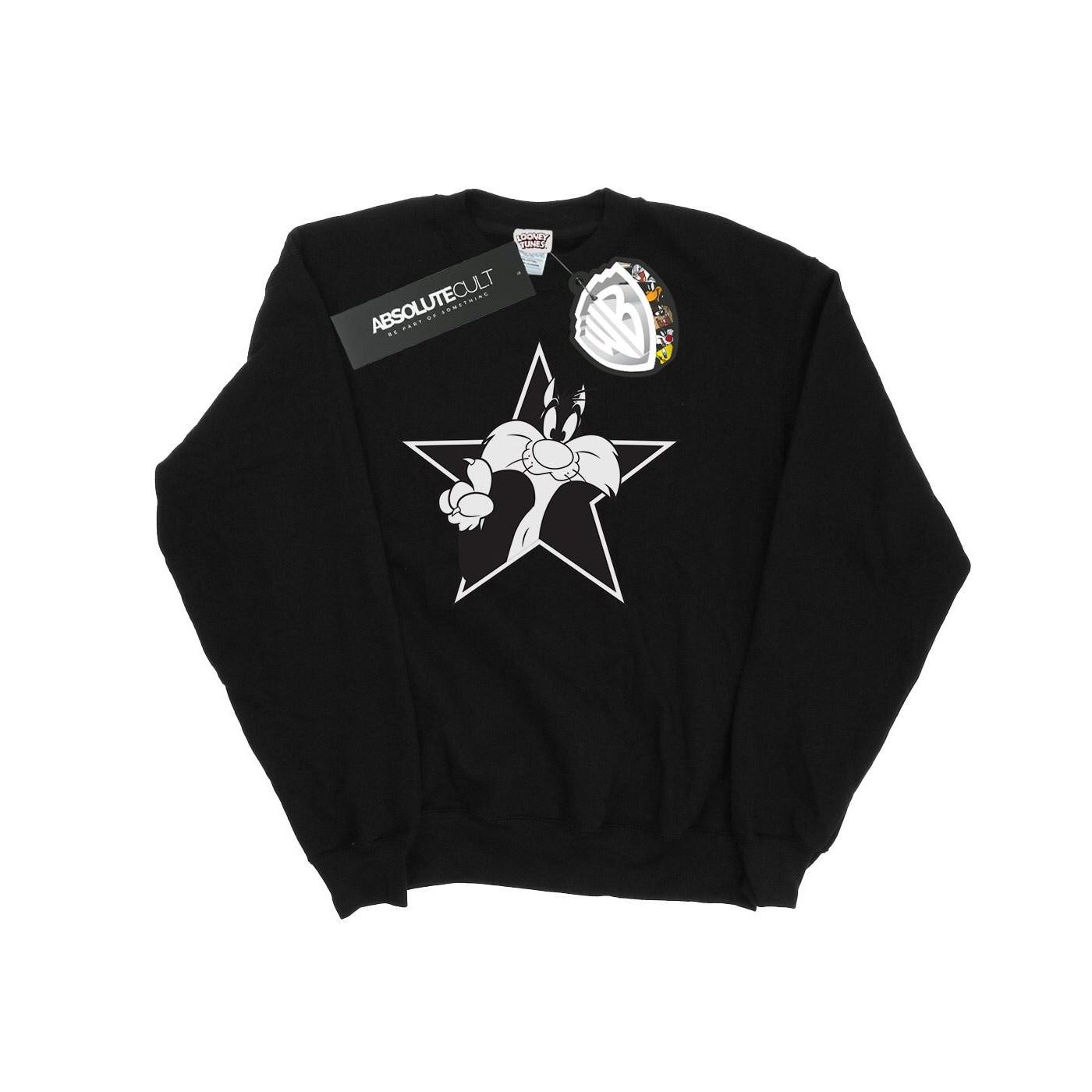 Image of Sylvester Mono Star Sweatshirt Herren Schwarz XXL