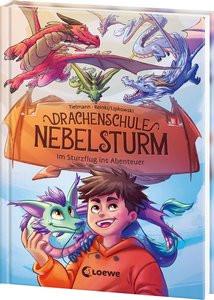 Drachenschule Nebelsturm (Band 1) - Im Sturzflug ins Abenteuer Tielmann, Christian; Loewe Erstes Selberlesen (Hrsg.); Reinki, Kaja (Illustrationen); Lipkowski, Ron (Illustrationen) Copertina rigida 