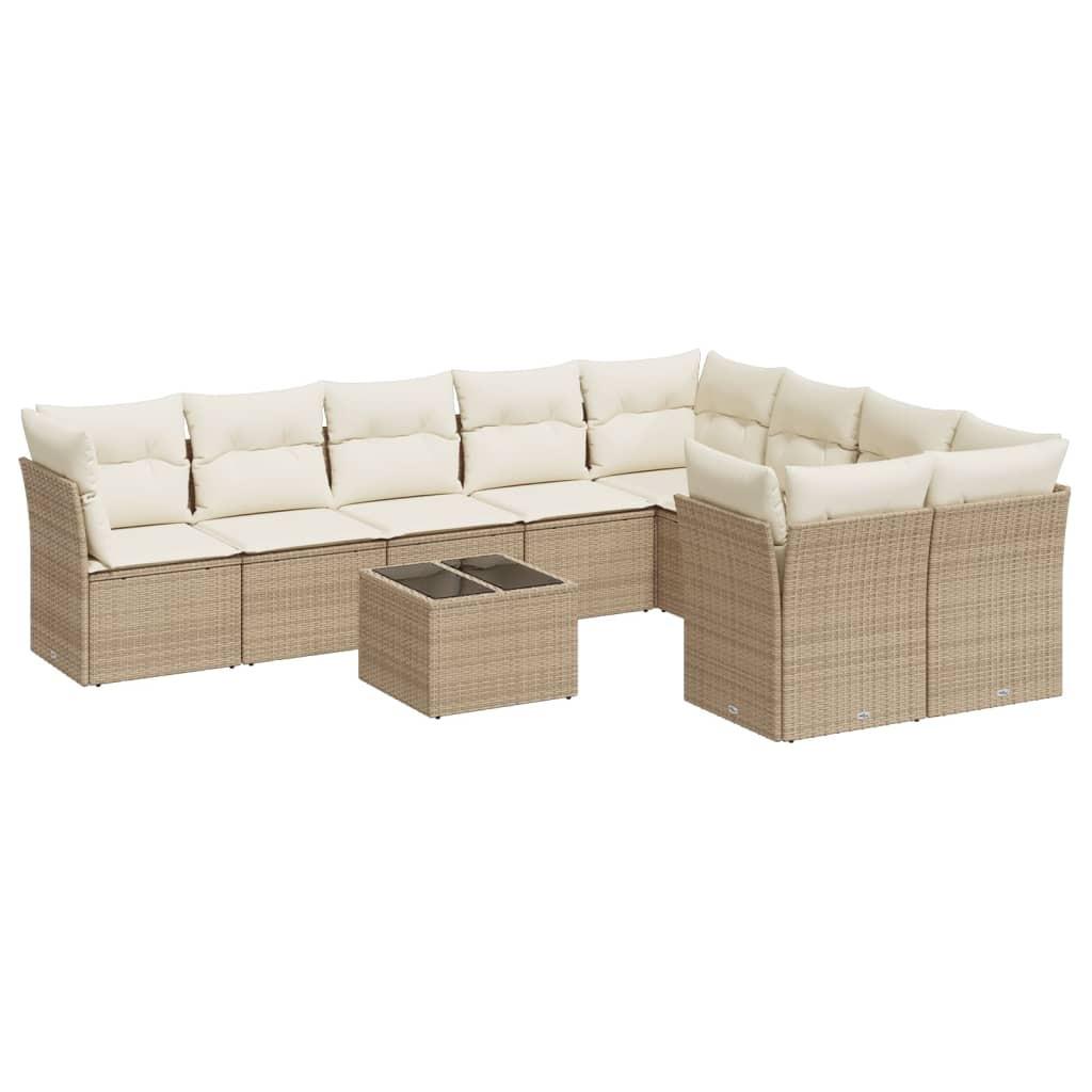 VidaXL Garten sofagarnitur poly-rattan  