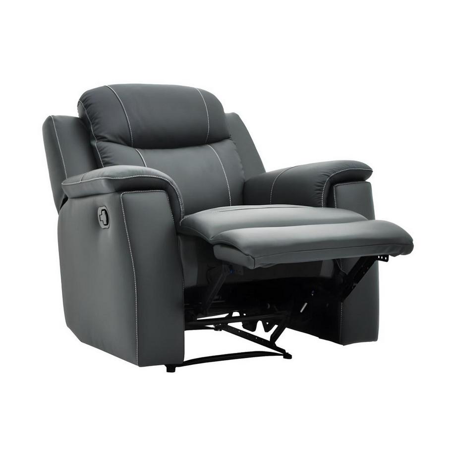 Vente-unique Fauteuil relax EVASION en cuir  