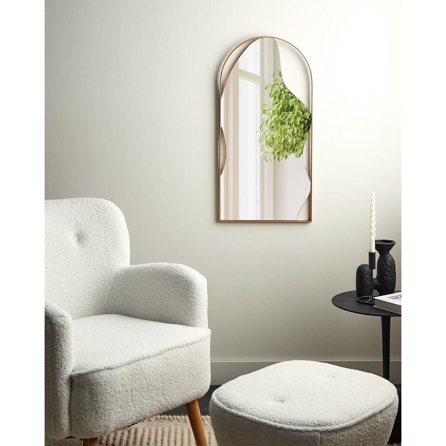 Beliani Wandspiegel aus Eisen  COLOMBIER  