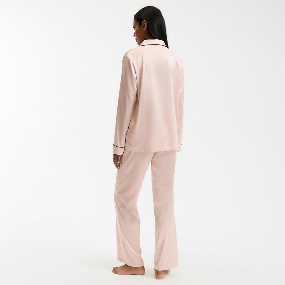 La Redoute Collections Pyjama Longues Manches en Satin  
