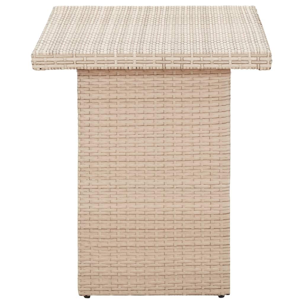 VidaXL Gartentisch poly-rattan  