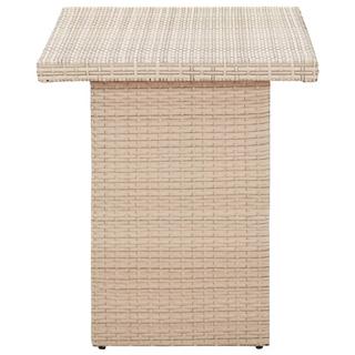 VidaXL Gartentisch poly-rattan  