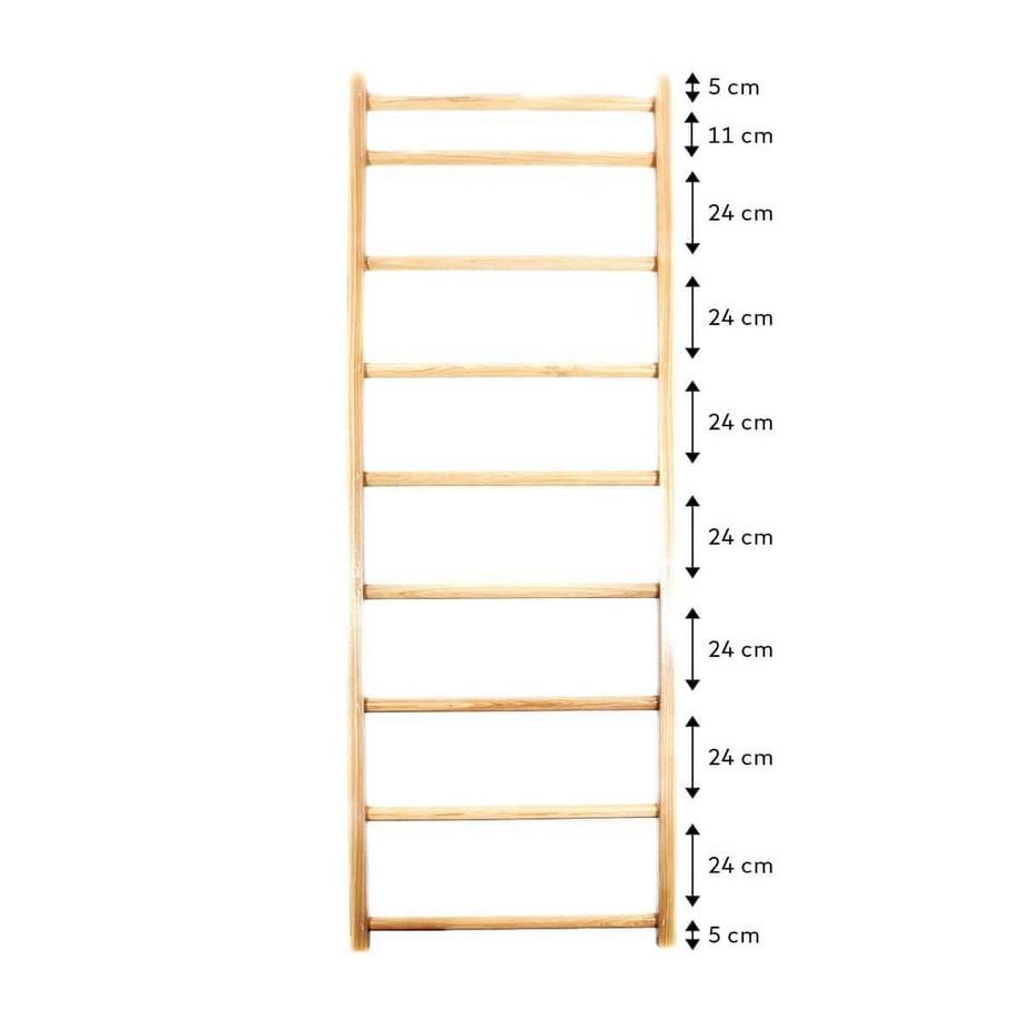 JustFit  Holzwandsprosse Schwedische Gymnastikleiter JustFit 