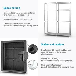 Intirilife Faltschrank  