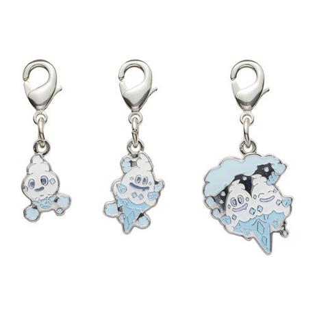 Pokémon Vanillite Vanillish Vanilluxe Portachiavi Set da 3  