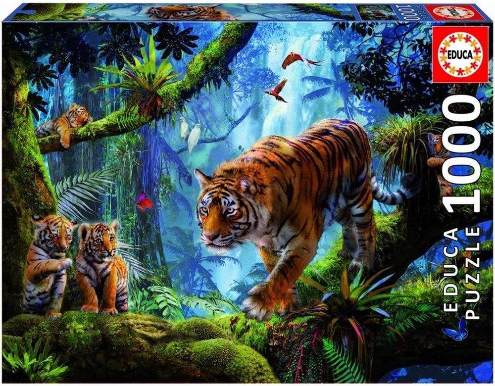 Image of Puzzle Tiger im Baum 1000 Teile