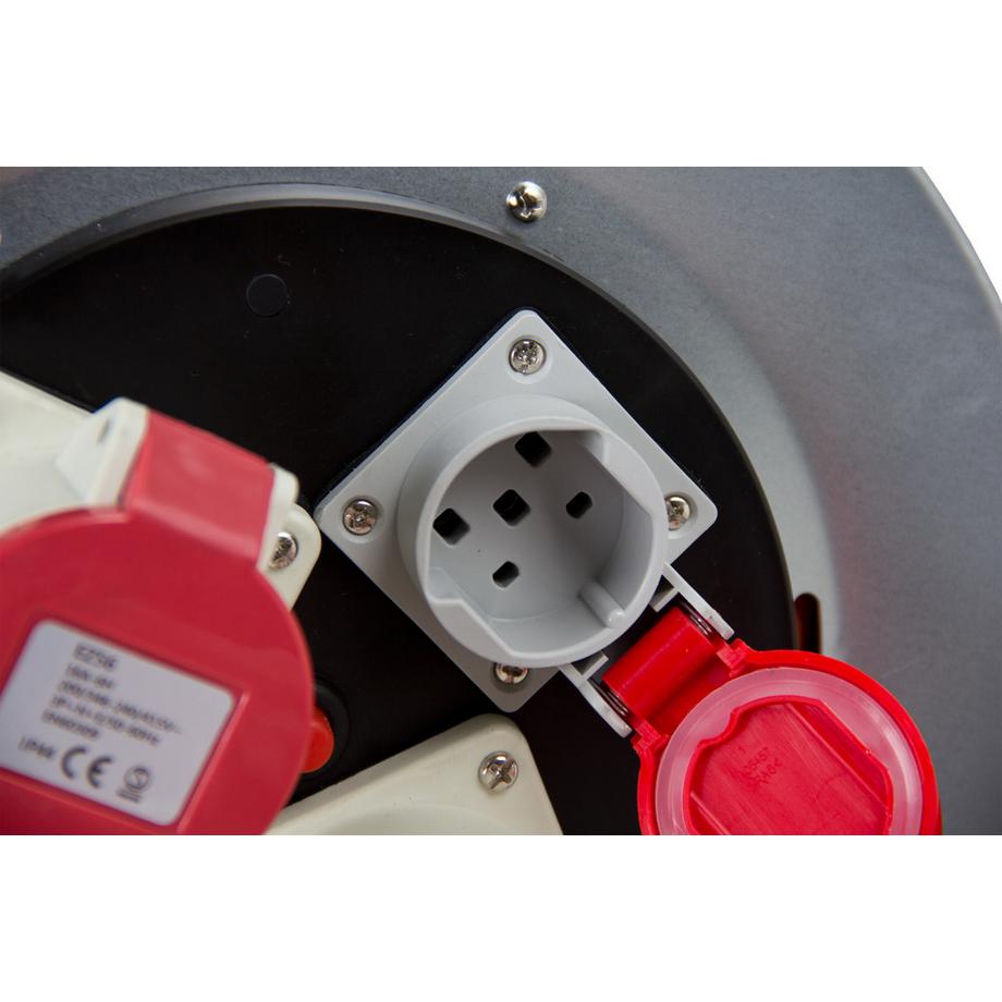 Ekström  Kabelrolle KR25M 5x2.5mm2, 2x CEE 16 & 1x T25 