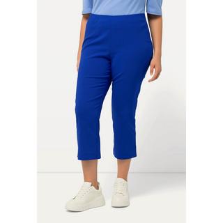 Ulla Popken  Pantalon en bengaline stretch, longueur 3/4 et taille élastique 