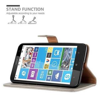 Cadorabo  Housse compatible avec Nokia Lumia 1320 - Coque de protection avec fermeture magnétique, fonction de support et compartiment pour carte 