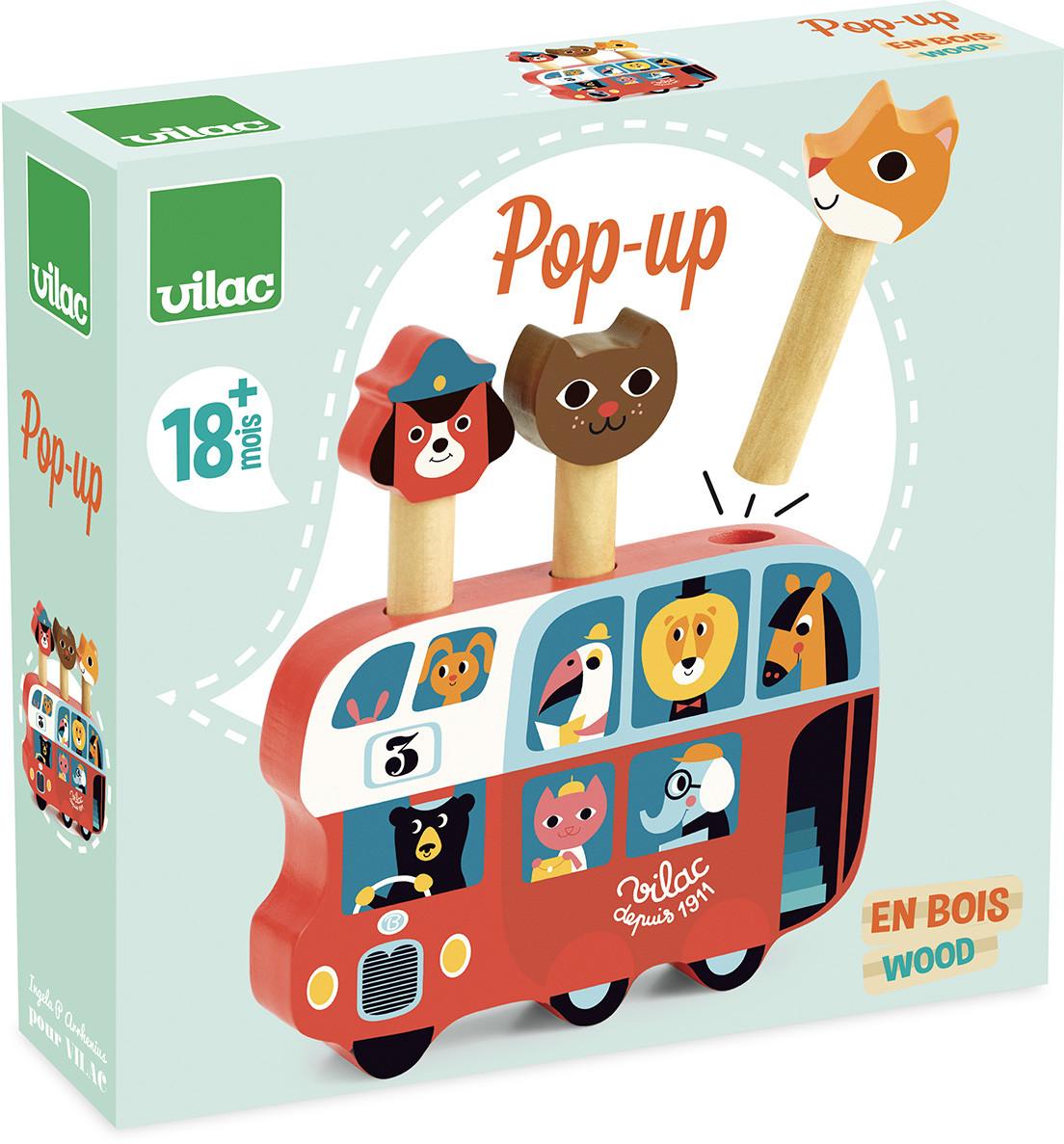 Vilac  Pop-up-Bus, Ingela P. Arrhenius, Erste Spielzeuge, Vilac 