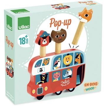 Pop-up-Bus, Ingela P. Arrhenius, Erste Spielzeuge, Vilac