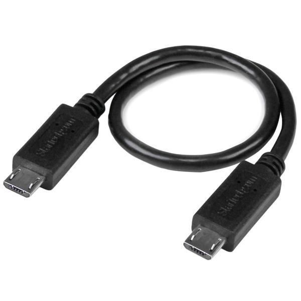 Image of StarTech.com USB OTG Kabel - Micro USB auf Micro USB - StSt - 20cm