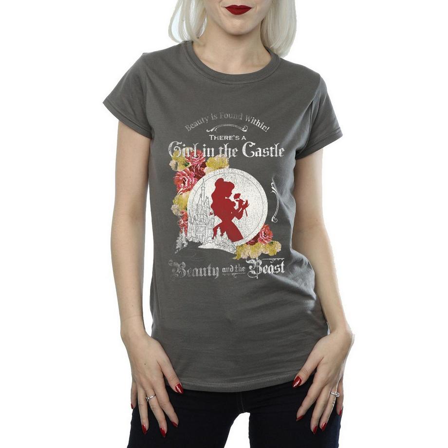 Disney Beauty And The Beast Girl in The Castle T-Shirt  