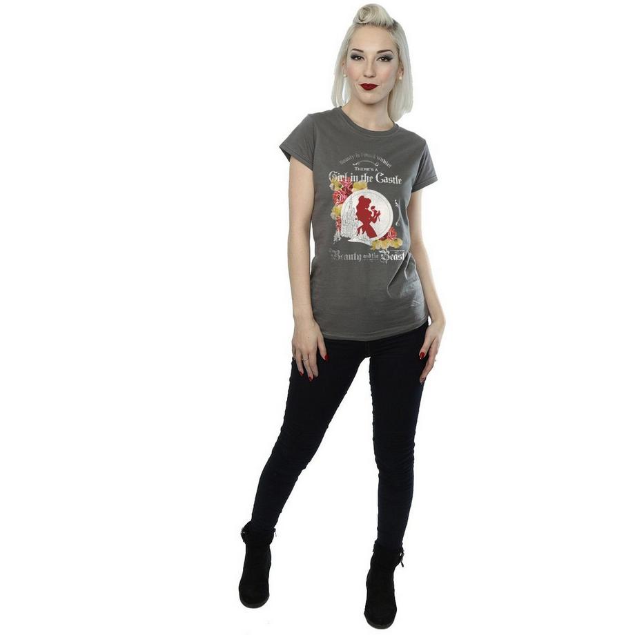 Disney Beauty And The Beast Girl in The Castle T-Shirt  