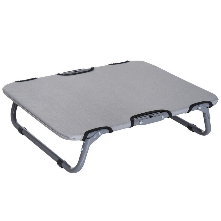 Northio  Hundeliege Outdoor Faltbares Hundebett, Katzenbett, Schlafplatz, Grau, 59X46X15Cm 