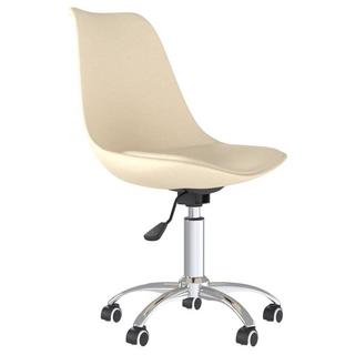 VidaXL Chaise de salle à manger pivotante tissu  