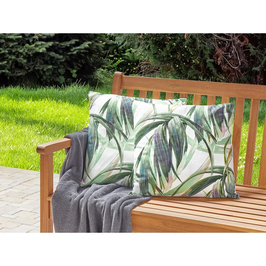 Beliani Gartenkissen 2er Set aus Polyester Modern CALDERINA  
