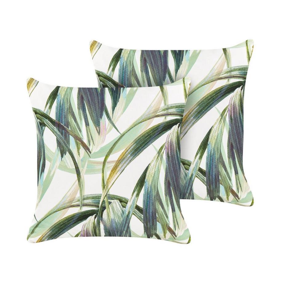 Beliani Gartenkissen 2er Set aus Polyester Modern CALDERINA  