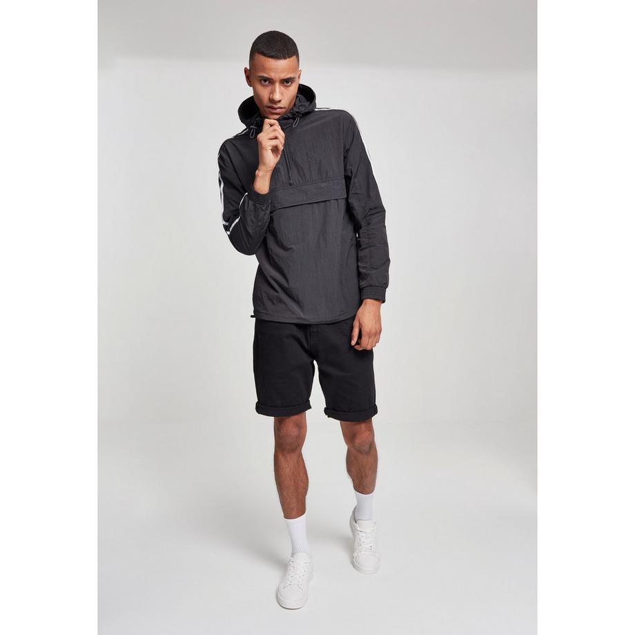 URBAN CLASSICS Crinkle Nylon Pull Over Parka  