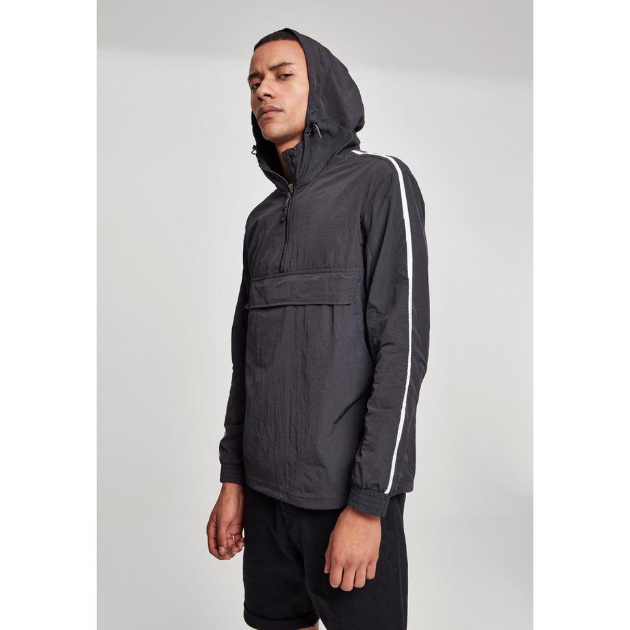 URBAN CLASSICS Crinkle Nylon Pull Over Parka  