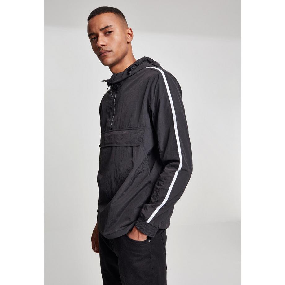 URBAN CLASSICS Crinkle Nylon Pull Over Parka  
