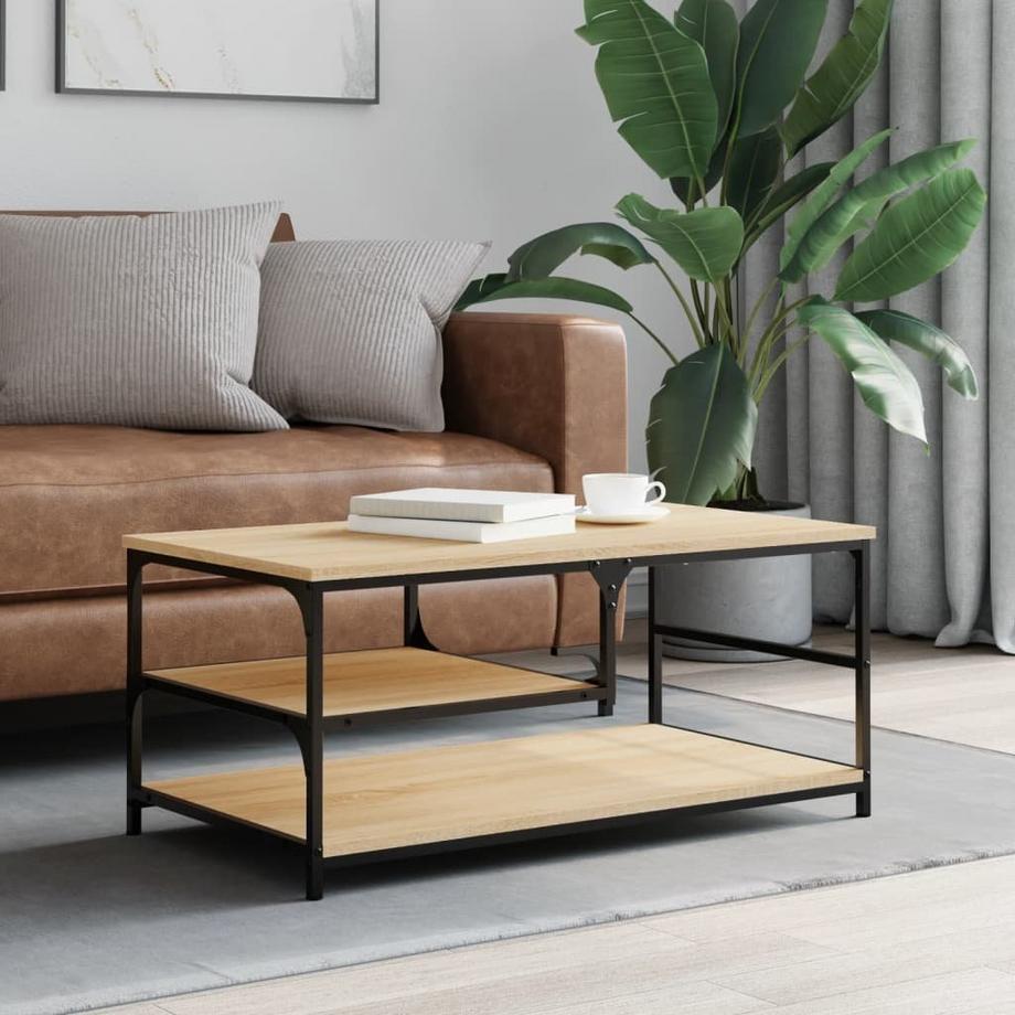 VidaXL Table basse bois d'ingénierie  