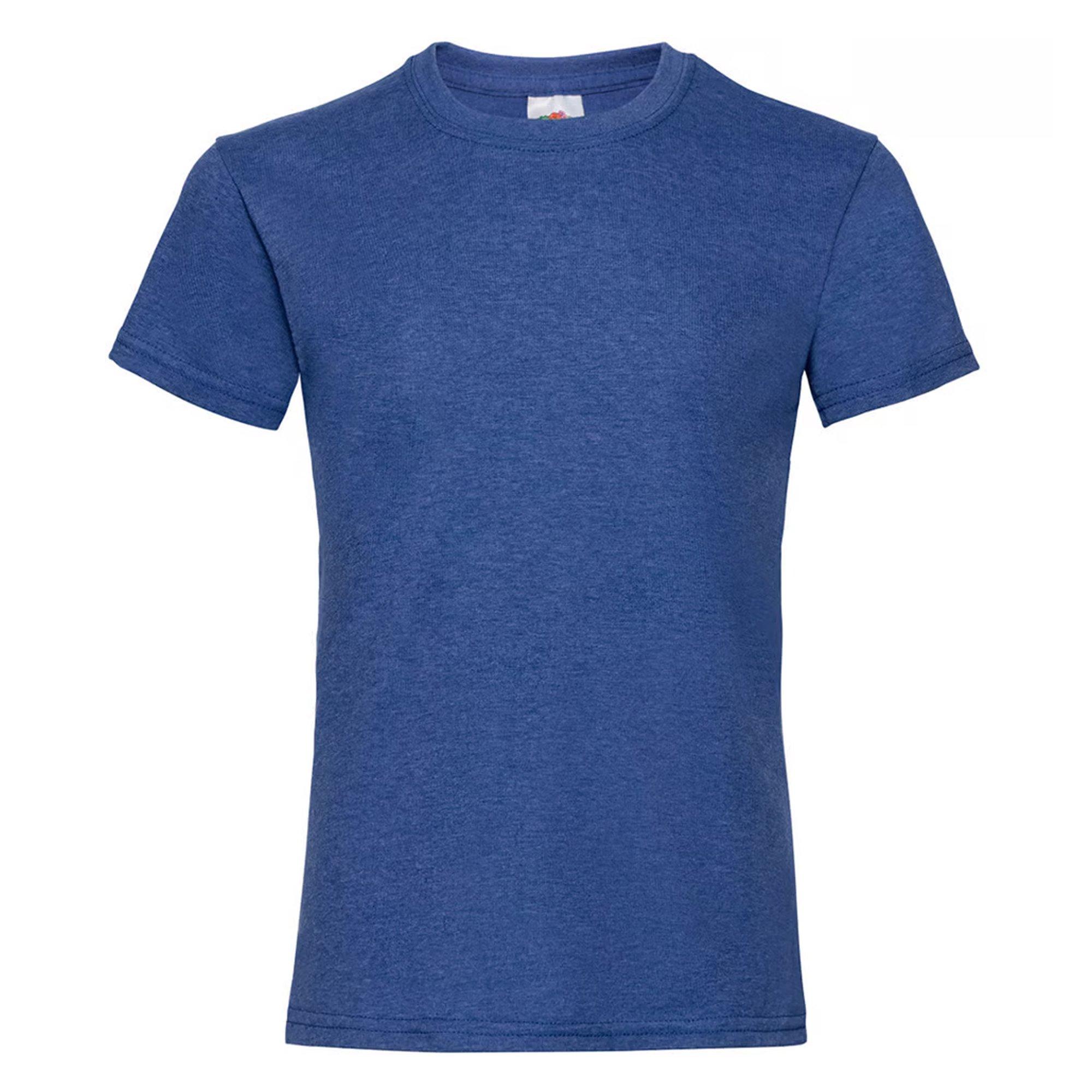 Image of Tshirt, Kurzarm (2 Stückpackung) Mädchen Königsblau 3-4A