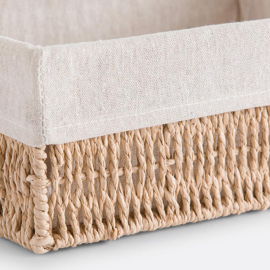 La Redoute Intérieurs Lot de 3 paniers en corde de papier  