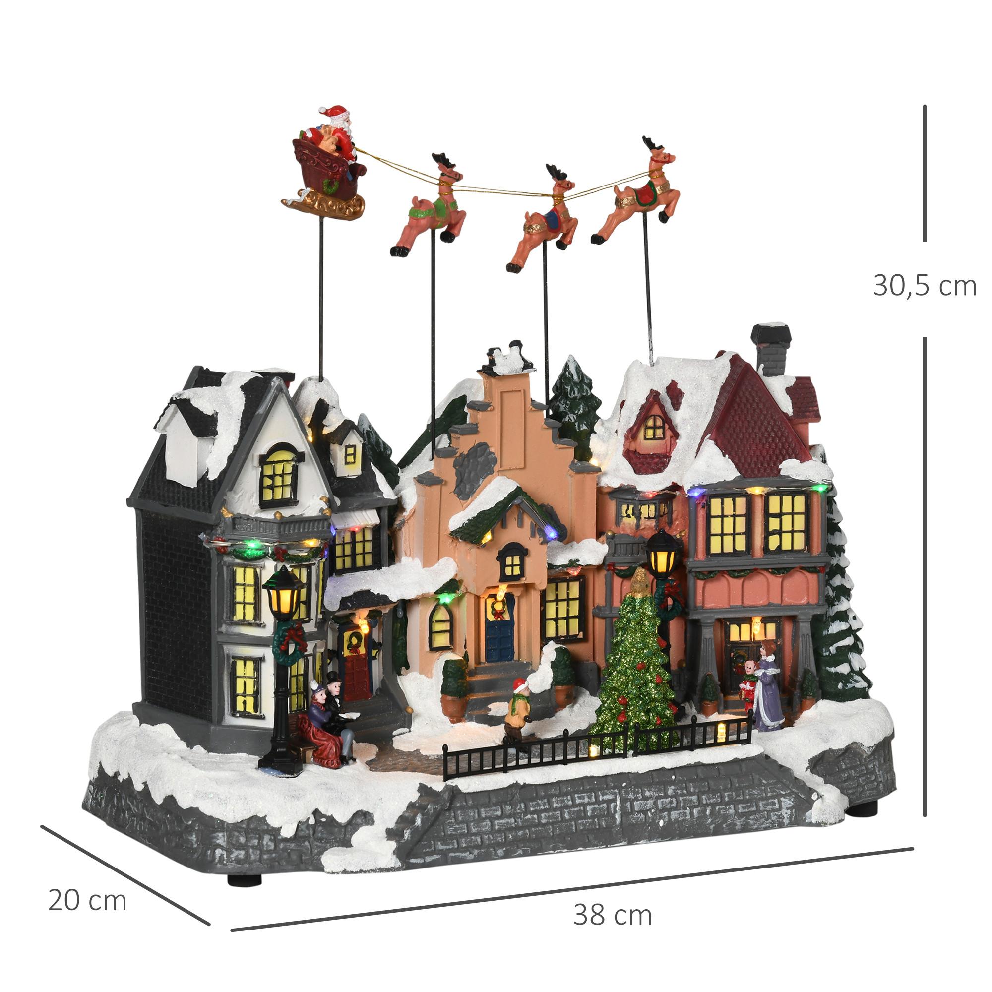 HOMCOM Village de Noël  