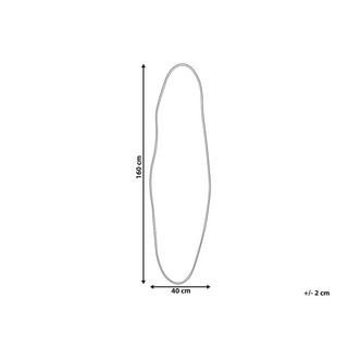 Beliani Specchio en Alluminio Moderno SALINS  