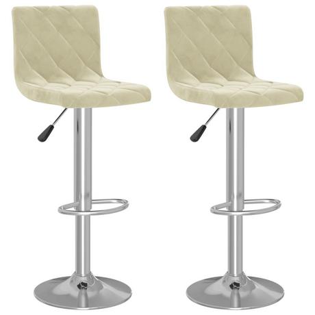 VidaXL Tabouret de bar velours  