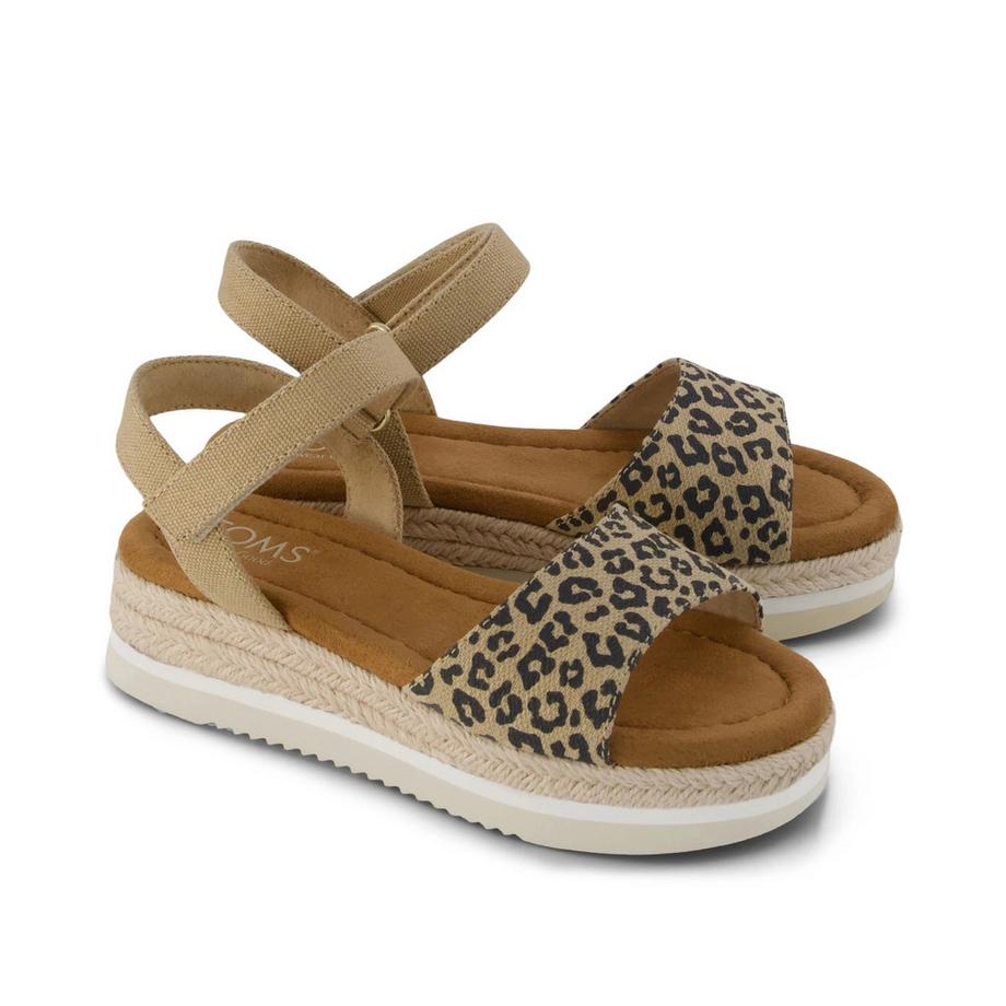 TOMS Infradito con zeppa Diana a stampa leopardo  