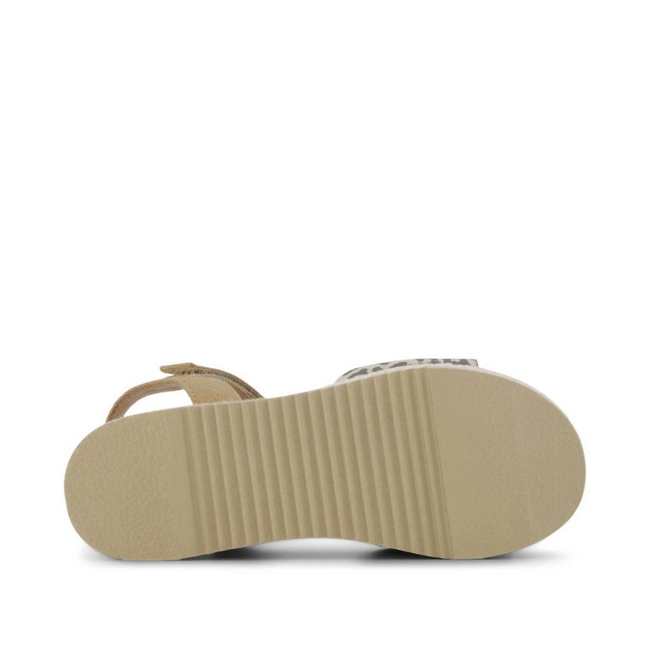 TOMS Infradito con zeppa Diana a stampa leopardo  
