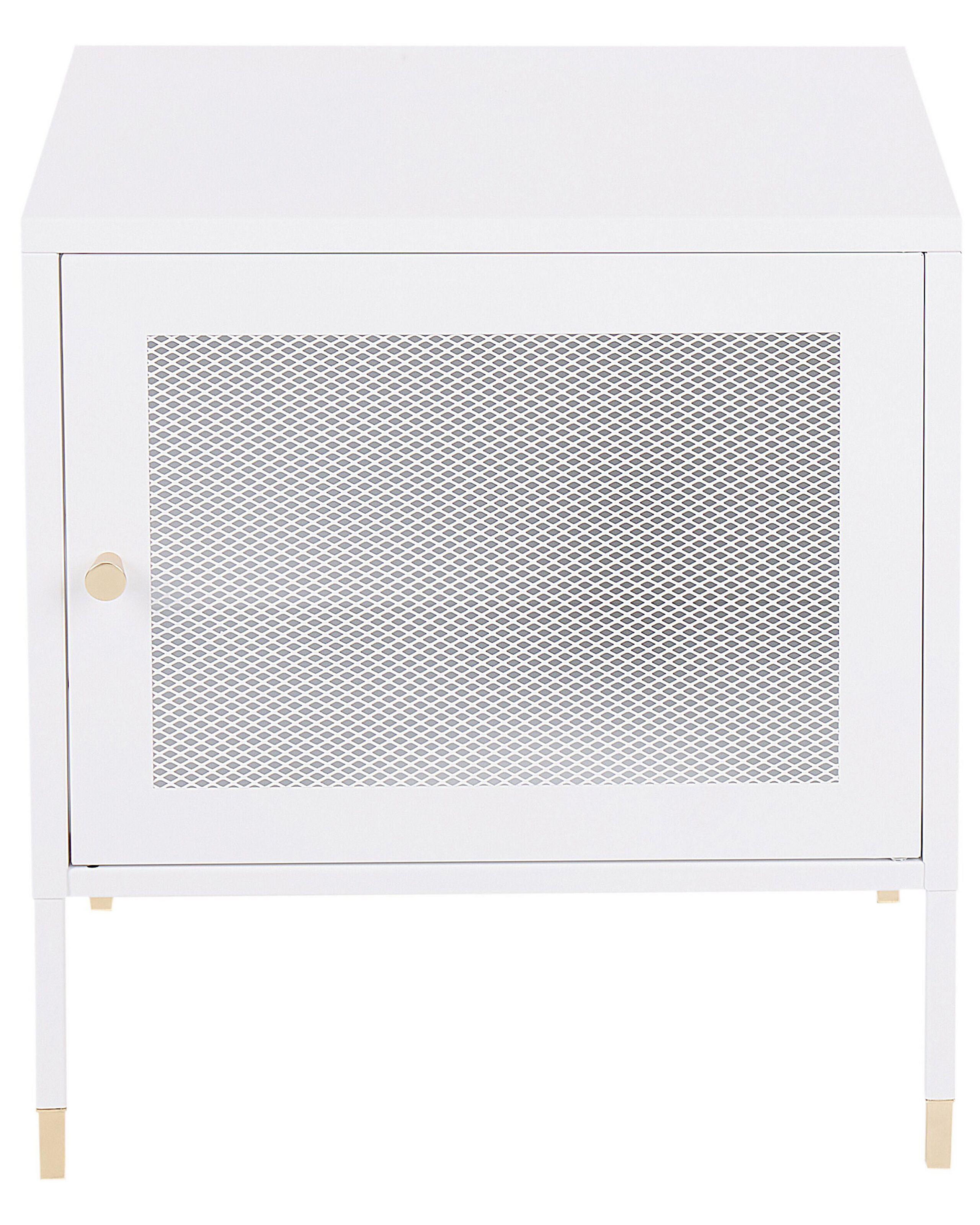 Beliani Nachttisch aus Stahl Industriell OSSETT  