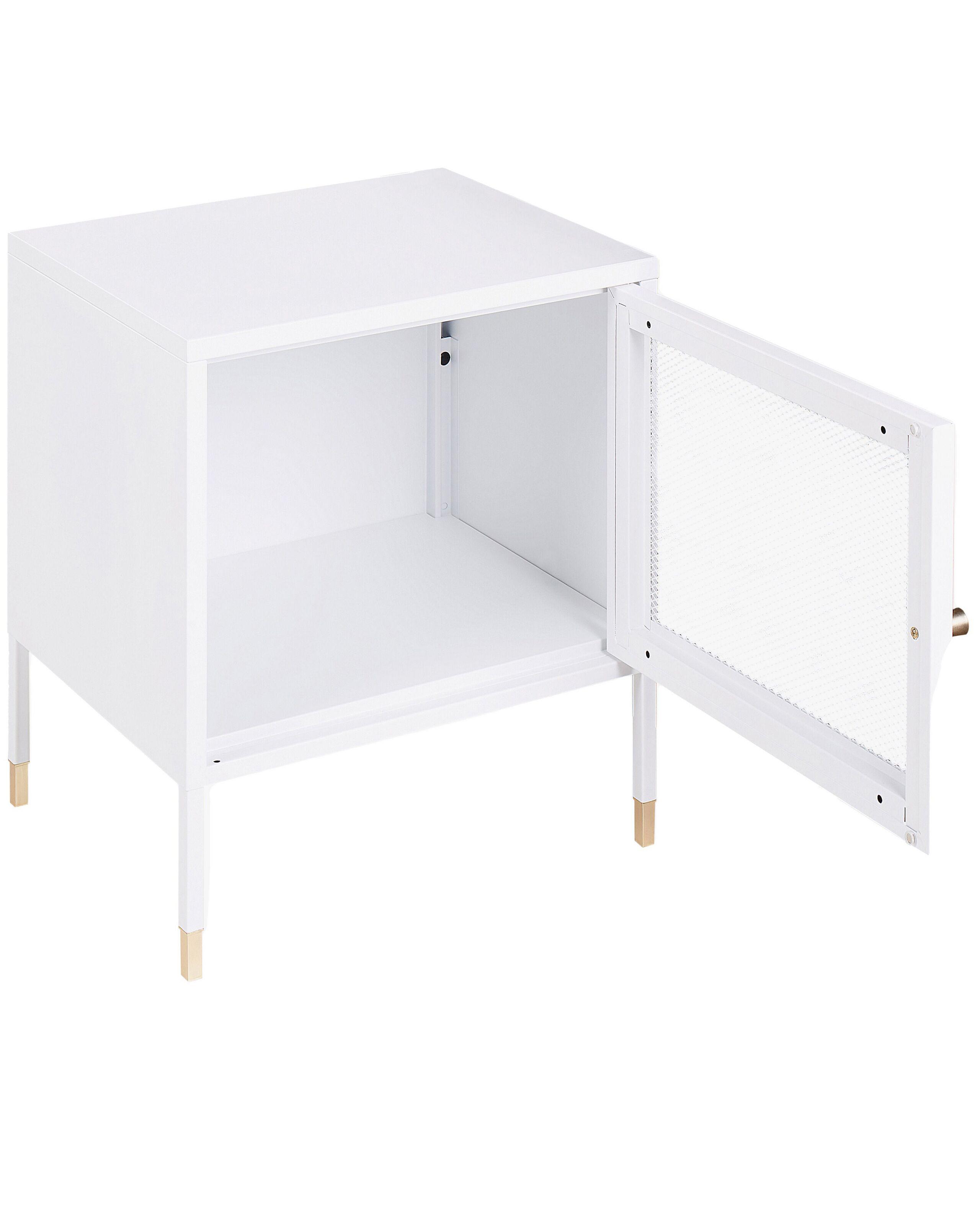 Beliani Nachttisch aus Stahl Industriell OSSETT  