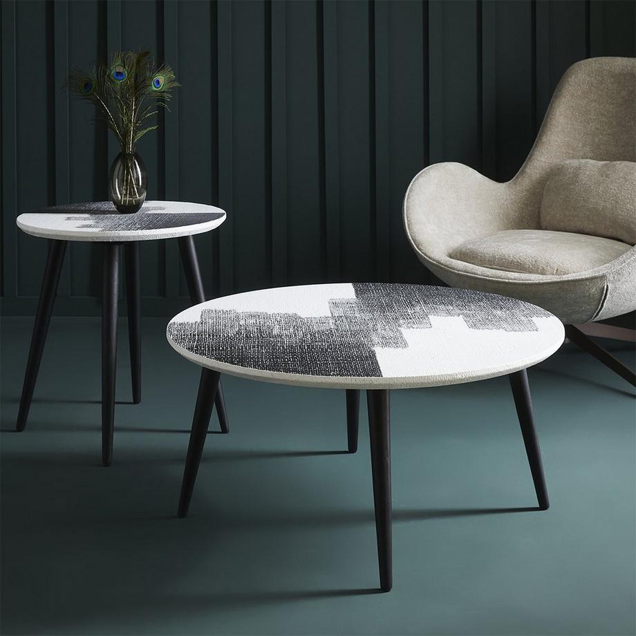 Calicosy Table Basse Abstract - H 38cm  