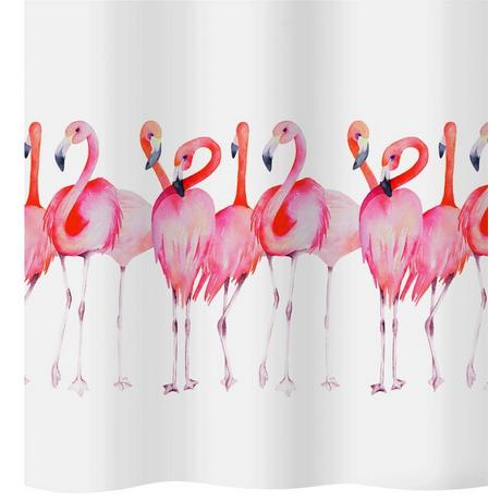 diaqua Duschvorhang Textil Flamingo  