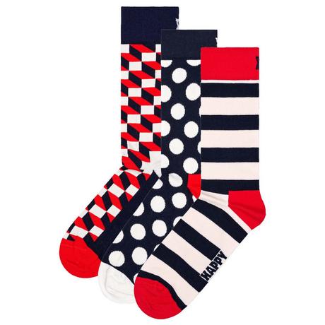 Happy Socks Socken 3er Pack Bequem sitzend  