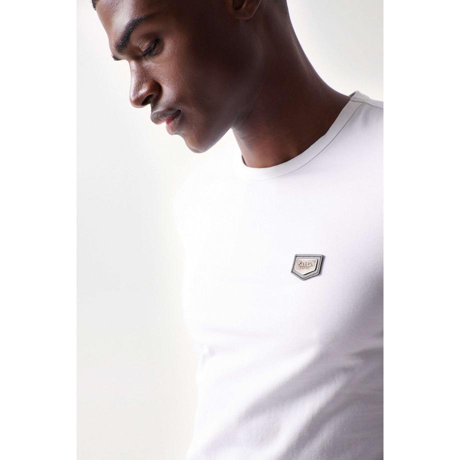 Salsa Cotton Lycra Badge T-Shirt  