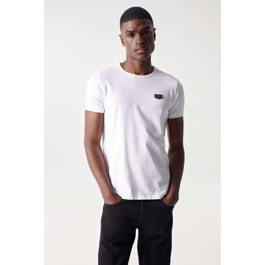 T-Shirts Cotton Lycra T-Shirt Badge