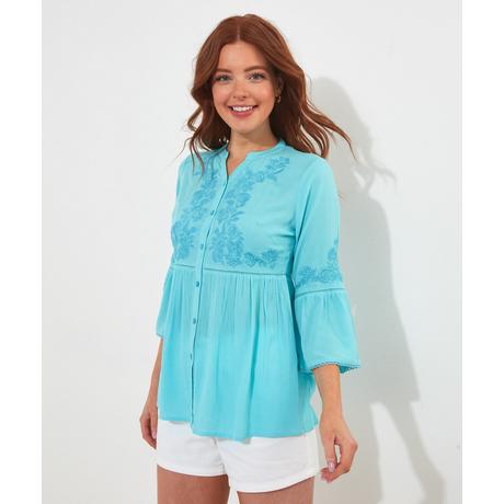 Joe Browns  Bestickte V-Ausschnitt-Bluse 