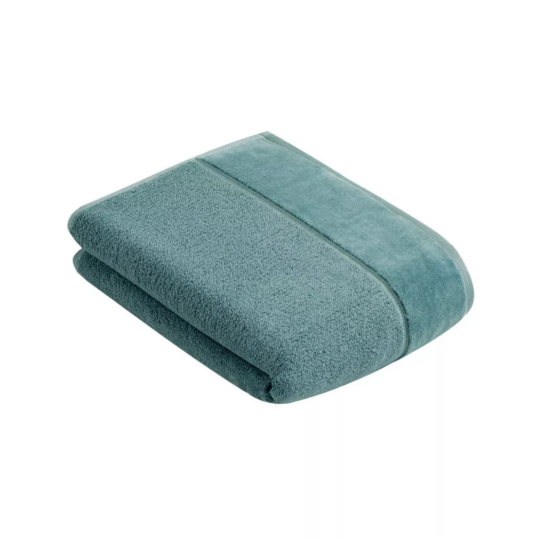 VOSSEN - Pure Serviette de douche, 67x140 cm, Bleu Glacier