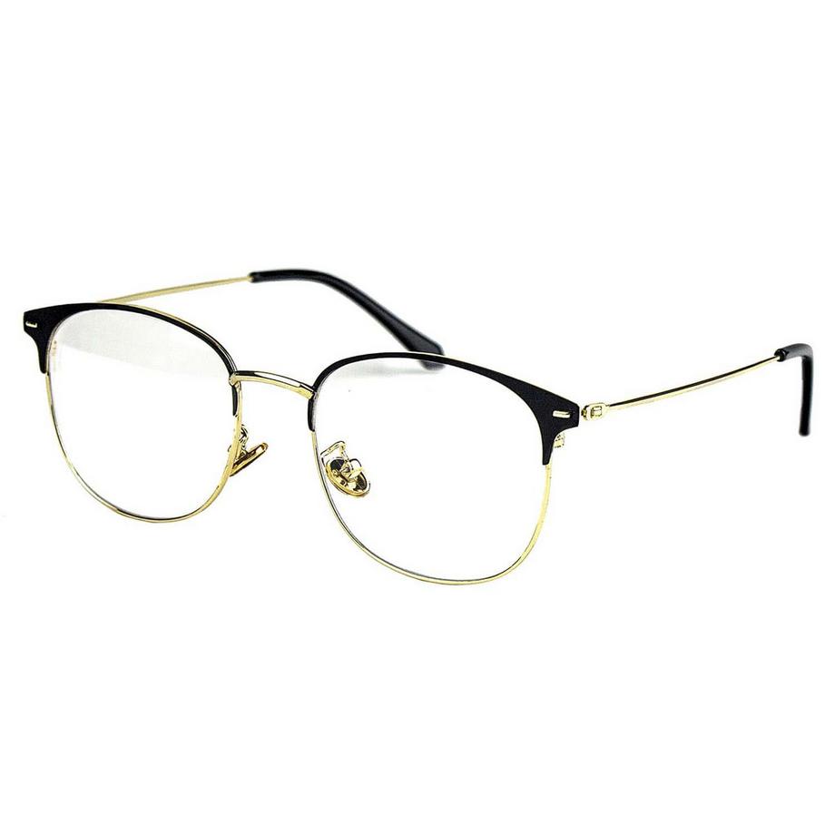 Anti-Blaulichtbrille, Clubmaster - Schwarz / Gold