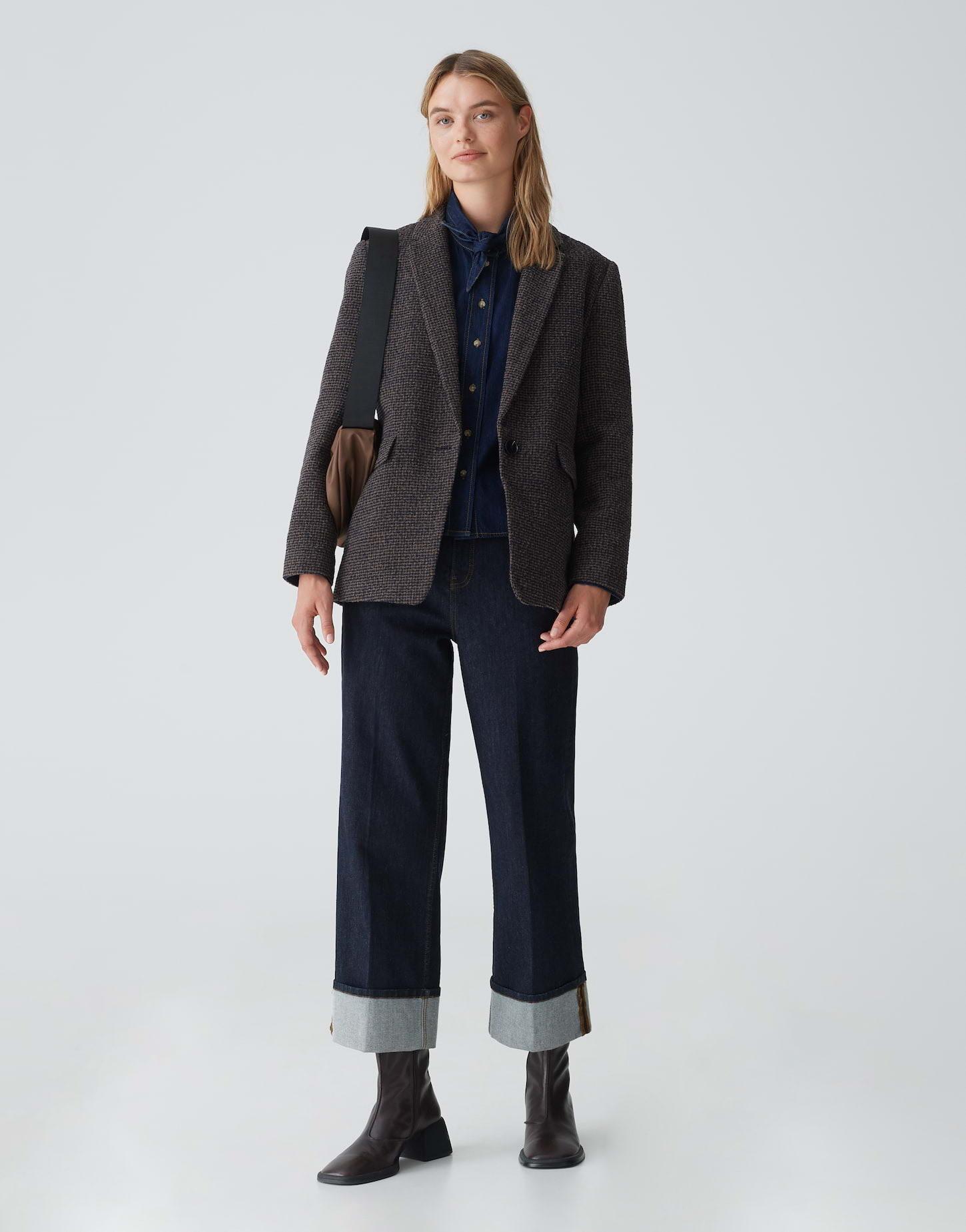 OPUS  Blazer en laine Jendala légèrement callé 