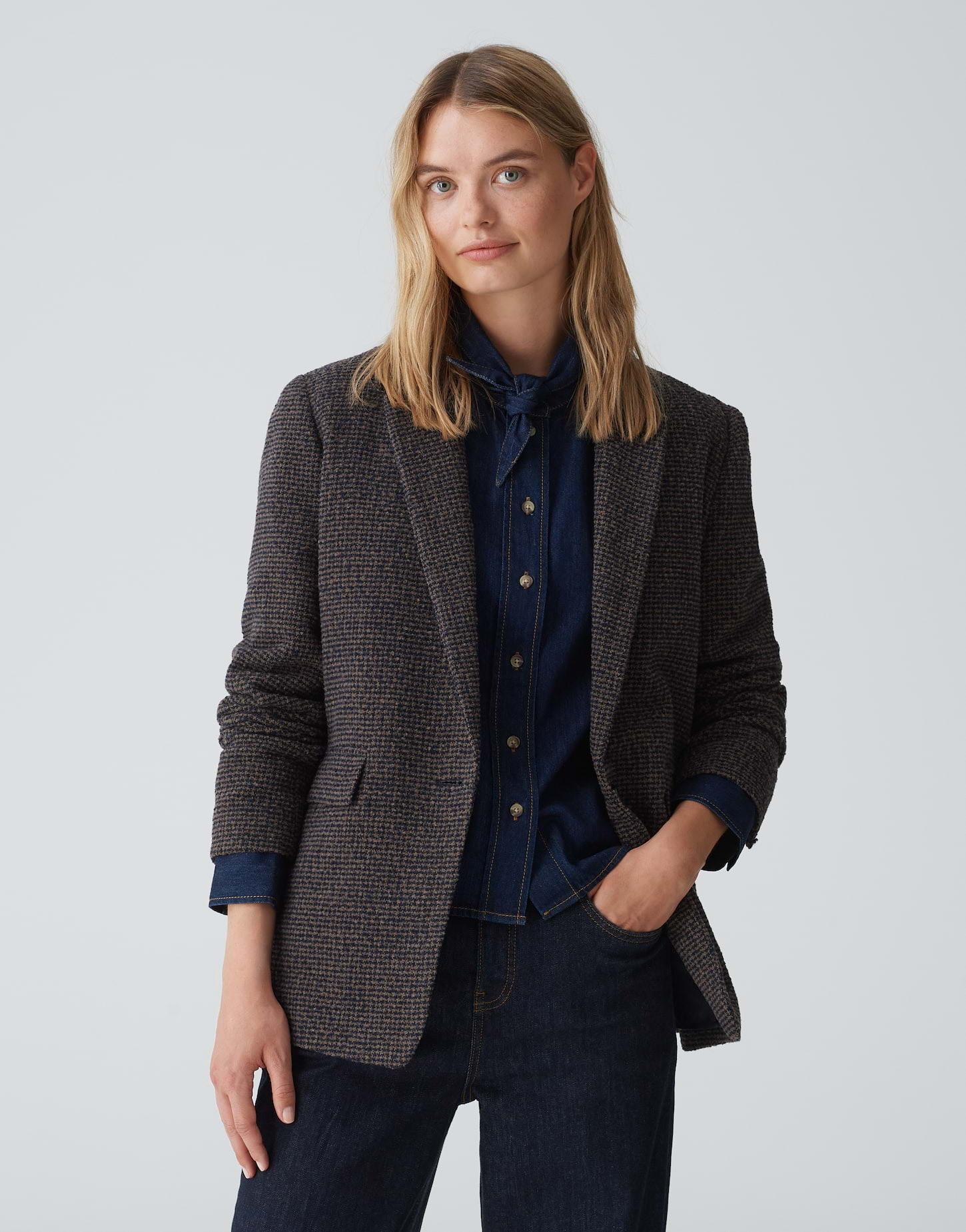 OPUS  Blazer en laine Jendala légèrement callé 