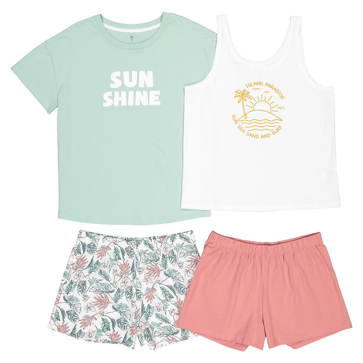 Image of 2er-pack Kurzpyjamas Unisex Multicolor 170